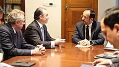 Η συνάντηση στο Προεδρικό Μέγαρο της Κύπρου
