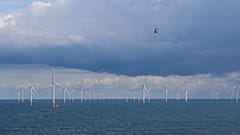 Αρχείο: Ανεμογεννήτριες κοντά στο Modular Offshore Grid στη Βόρεια Θάλασσα, ανοικτά των βελγικών ακτών, 9 Σεπτεμβρίου 2019