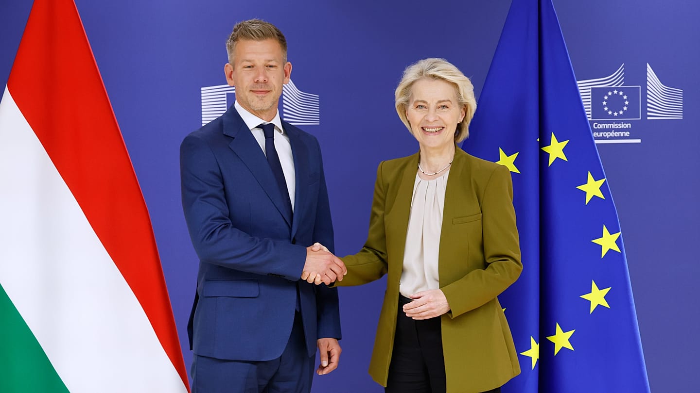 Péter Magyar Holds First Brussels Talks After Election Win