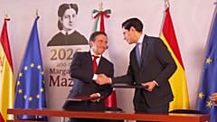 Albares en su reunión con el canciller de México, 29 de abril de 2026