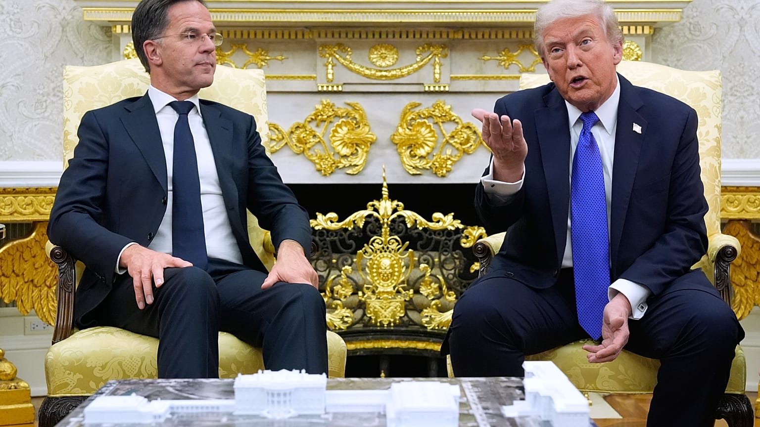 NATO-Generalsekretär Mark Rutte und US-Präsident Donald Trump