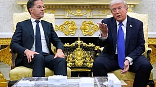 NATO-Generalsekretär Mark Rutte und US-Präsident Donald Trump