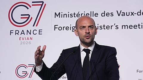 France's Foreign Affairs Minister Jean-Noel Barrot. 