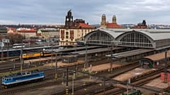 Der Hauptbahnhof in Prag