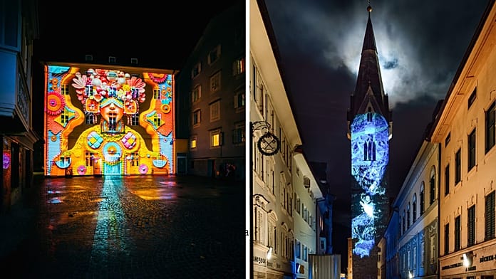 Lights, art, and a call for peace: Brixen festival transforms Alpine town into glowing spectacle