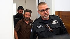 Abu Keshek presso il tribunale israeliano che ha prolungato la sua detenzione di 48 ore. 3 marzo 2026.