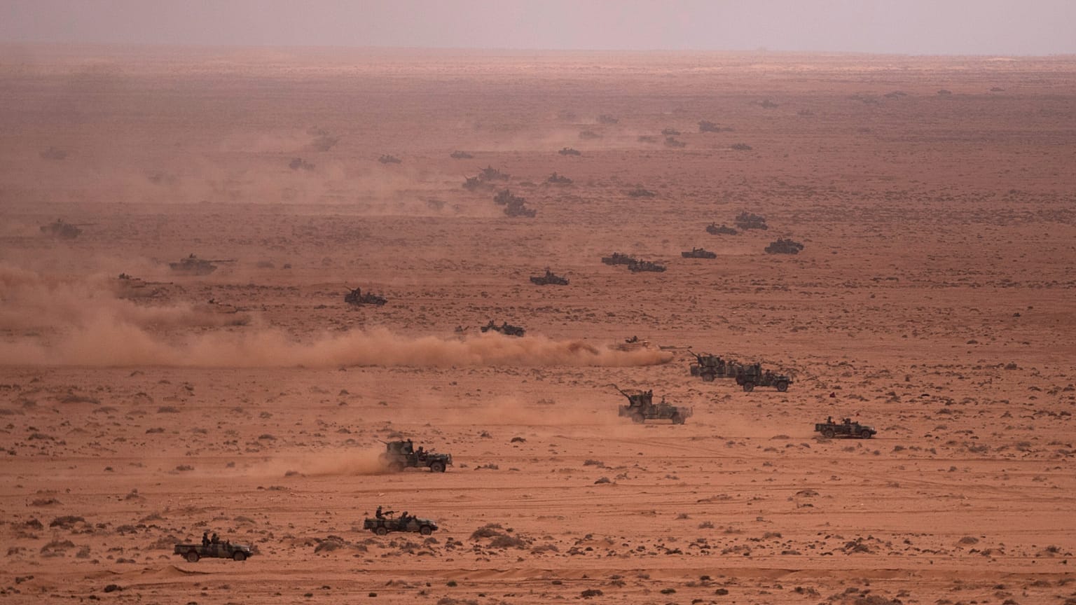 US and Moroccan military forces take part in the 20th edition of the African Lion military exercise in Tantan, 31 May, 2024