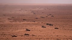 US and Moroccan military forces take part in the 20th edition of the African Lion military exercise in Tantan, 31 May, 2024