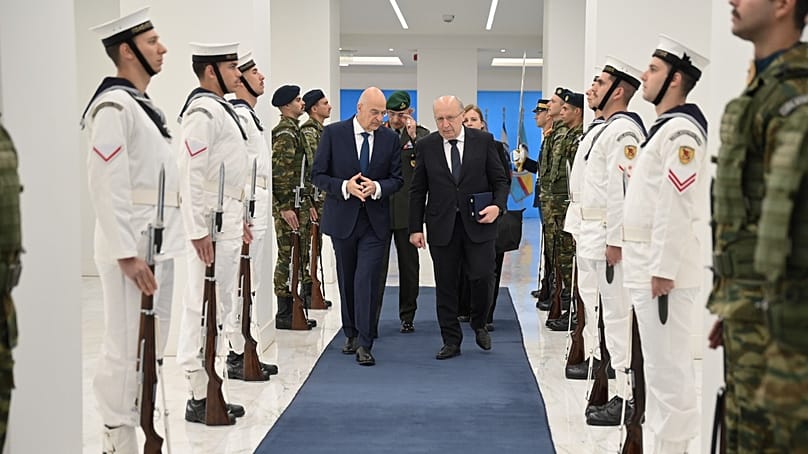 Νίκος Δένδιας με Άντριους Κουμπίλιους