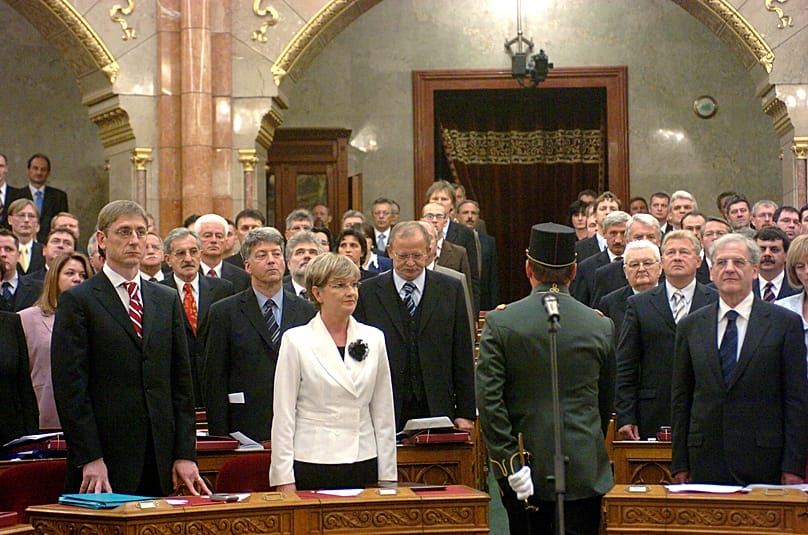 Eskütétel az Országgyűlés alakuló ülésén 2006. május 16-án