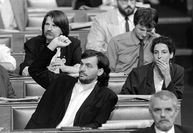Orbán Viktor az Országgyűlésben - 1990