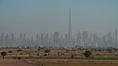 FILE: A backdrop of Burj Khalifa, the world's tallest building, in Dubai, United Arab Emirates, 9 May 2020