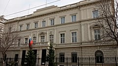 Una veduta dell'ambasciata russa a Vienna, 19 marzo 2010