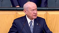 MHP lideri salı günü Meclis'teki parti grup toplantısında konuşurken / 5 Mayıs 2026 Salı