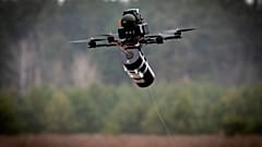 طائرة بدون طيار من الألياف الضوئية FPV أوكرانية الصنع