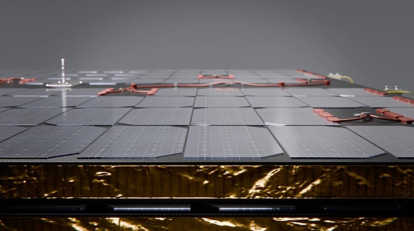 Ein Iceye-Satellit in der Produktion