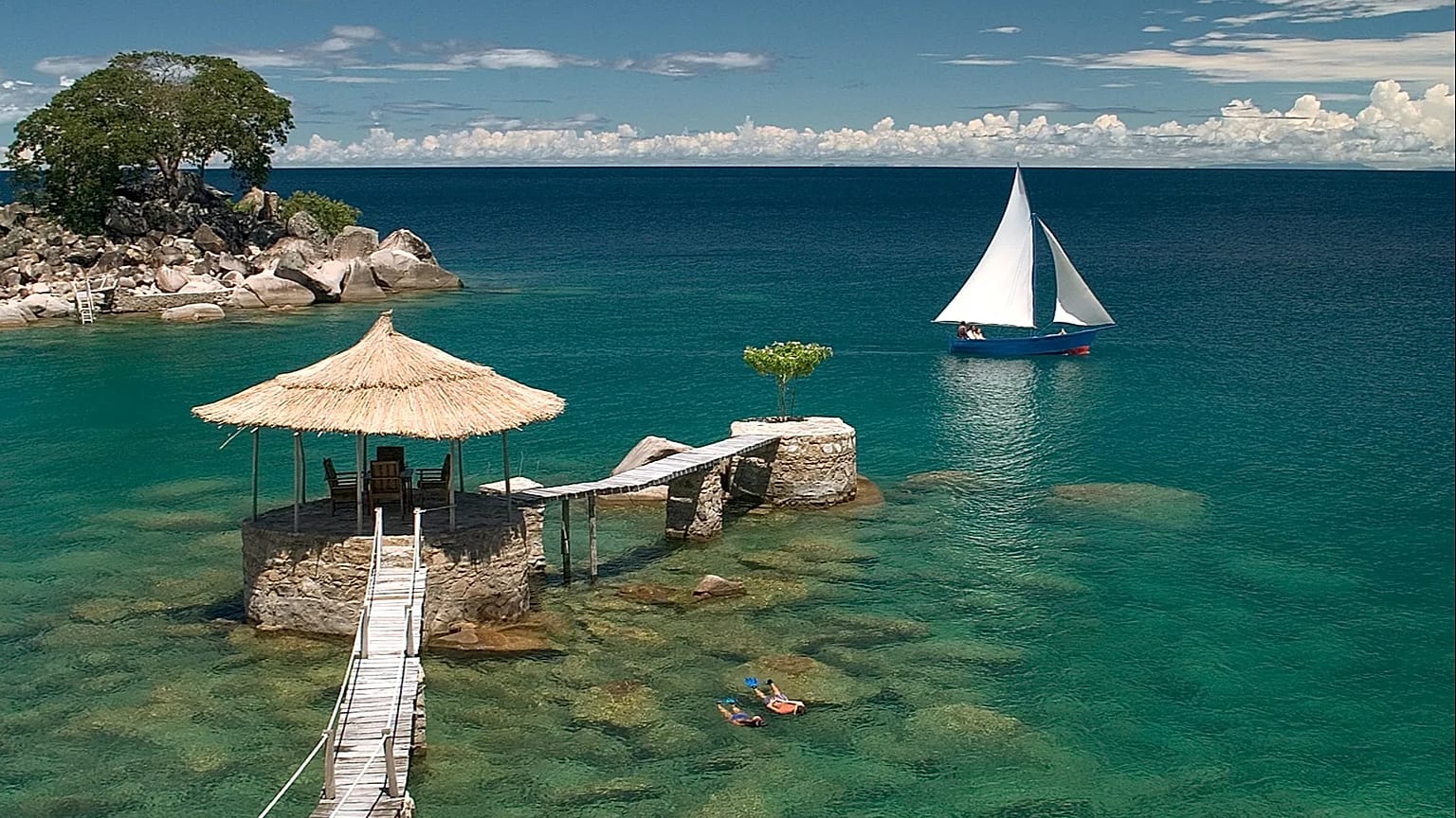 Picture of a boat in African waters