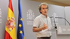 Ο Fernando Simón, σε εικόνα αρχείου κατά τη διάρκεια εμφάνισής του στις 6 Αυγούστου 2020.