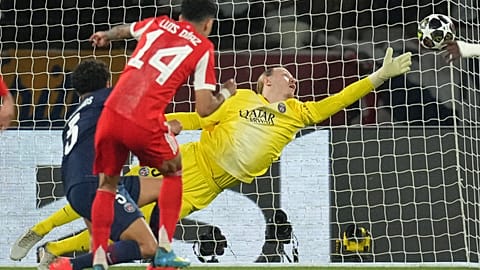 Snapshot from the first semi-final of the Champions League