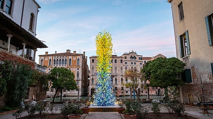 Outdoor chandeliers and a thought chamber: Must-see satellite exhibitions beyond the Venice Biennale
