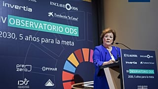 La presidenta del Tribunal de Cuentas, Enriqueta Chicano, en una jornada del 24 de septiembre de 2025