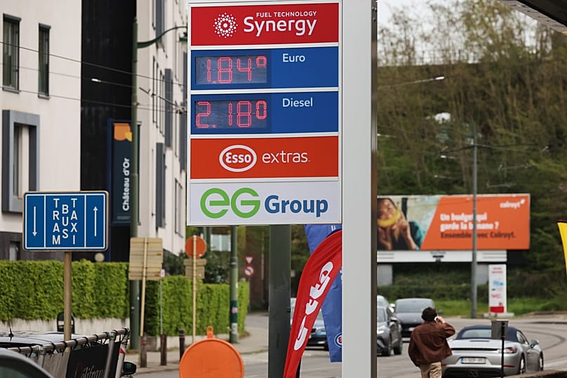 Une station service en Allemagne en avril 2026