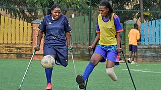 Amputee football empowers Rwandan women on and off the pitch