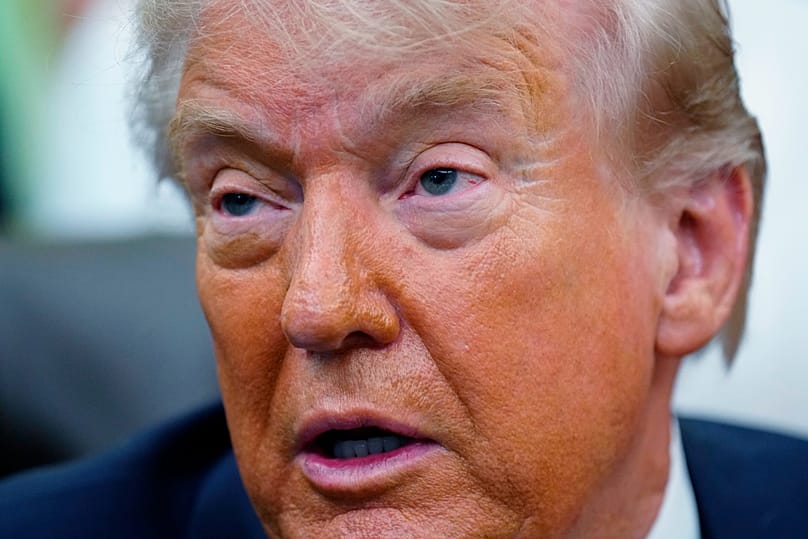 US President Donald Trump speaks before signing a proclamation in the Oval Office at the White House, 5 May, 2026