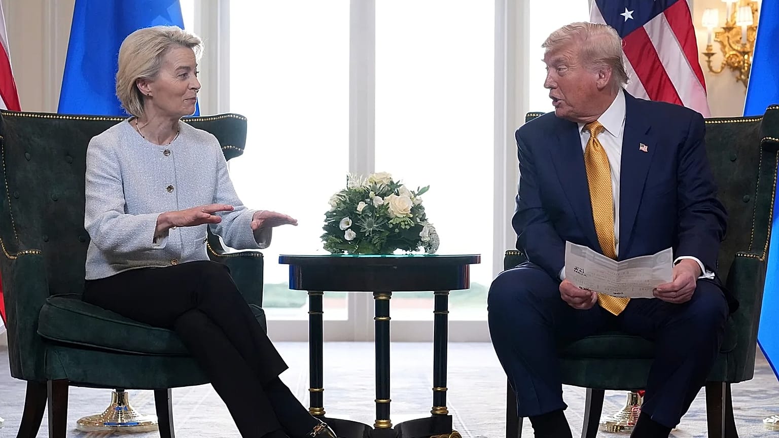 President Donald Trump and European Commission President Ursula von der Leyen struck the deal in July 2025