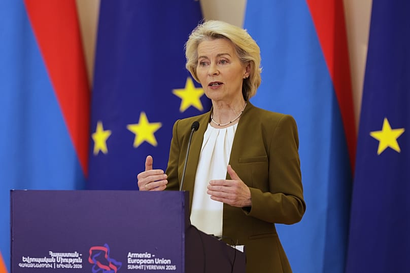 EU-Kommissionschefin Ursula von der Leyen in Armenien, 5. Mai 2026