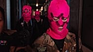 Nadezhda Tolokonnikova e le attiviste delle Pussy Riot protestano per la presenza della Russia alla Biennale di Venezia nonostante l'invasione dell'Ucraina nel 2022, 7 maggio 2026.