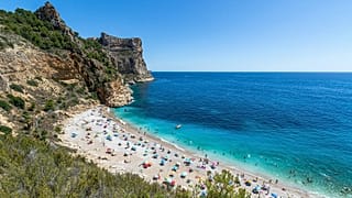 Cala del Moraig is a stunning Blue Flag beach on Spain's Costa Blanca 