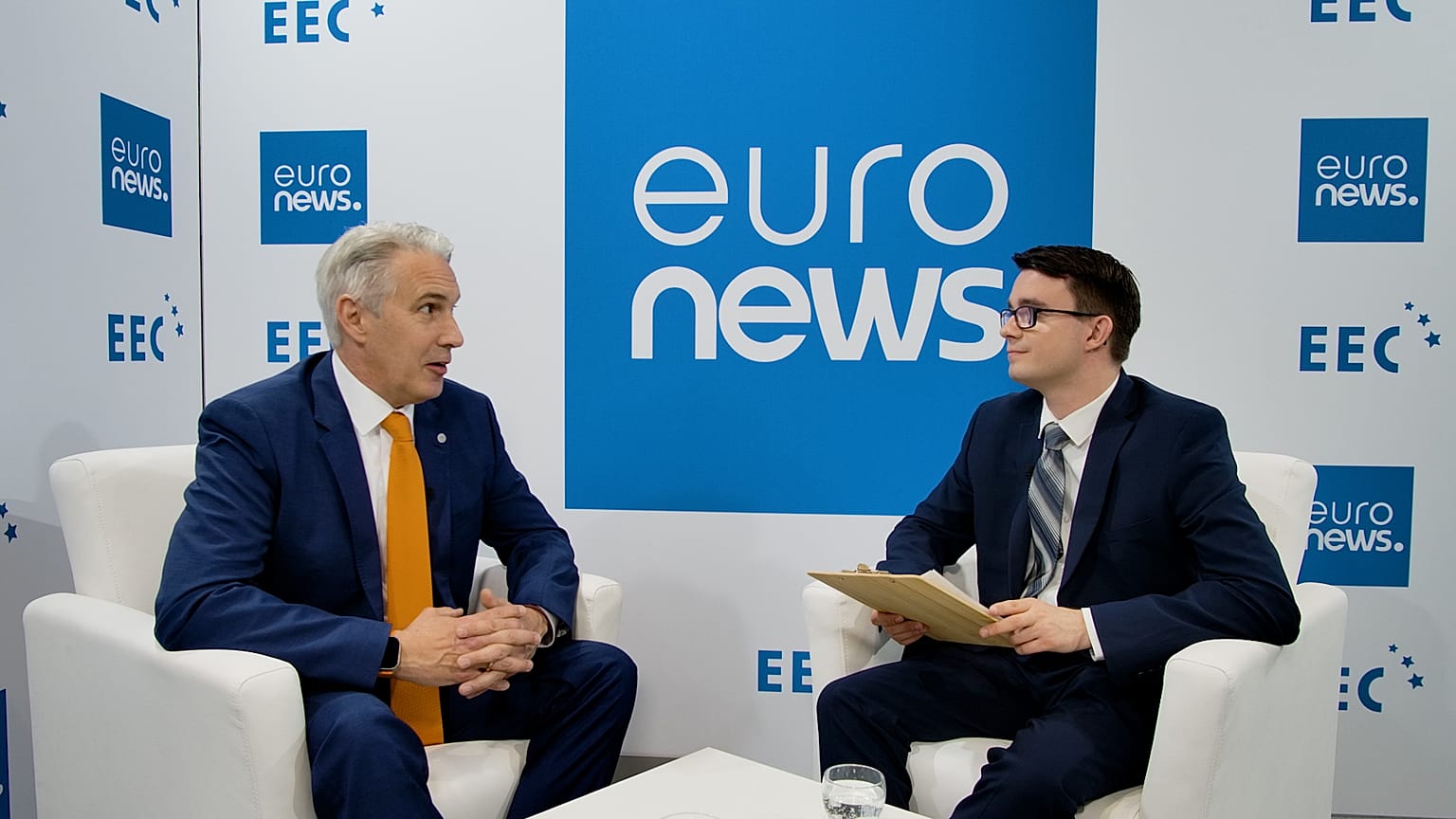 Jan Christoph Harder - Prezes Regionu Zachód i Północ, Škoda Group w rozmowie z Euronews podczas Europejskiego Kongresu Gospodarczego w Katowicach, 23.04.2026 r.