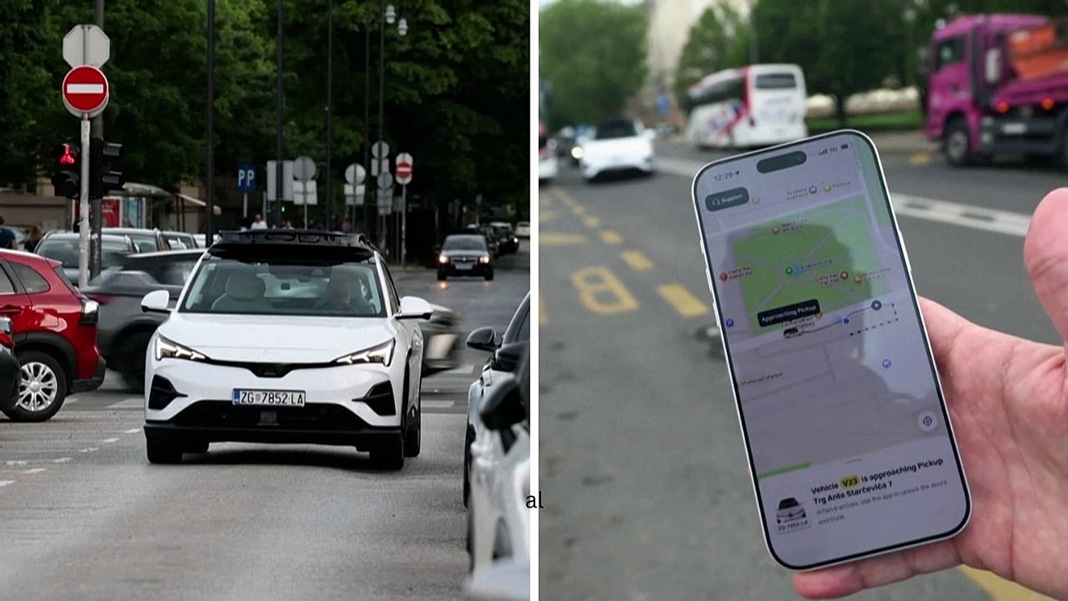 Europe's first commercial robotaxi service rolls out in Croatia