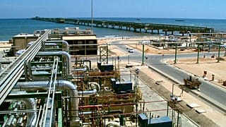 Impianto Eni di compressione del gas in Libia