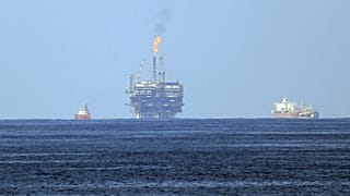 Eni's Bouri Offshore oil terminal is seen off the Libyan coast, 1 August, 2015