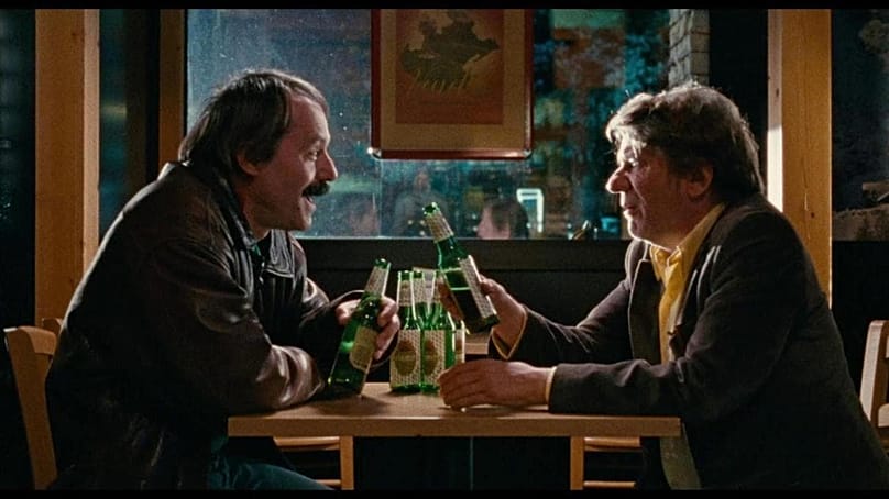 Sergio Romano e Pierpaolo Capovilla in una scena de "Le città di pianura"