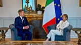 Magyar Péter és Giorgia Meloni