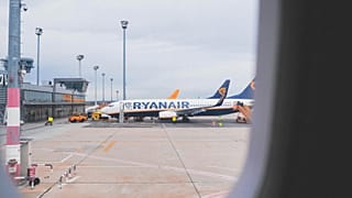 A Ryanair gépe