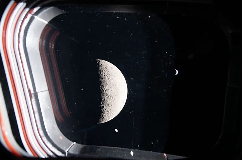 Orion kapsülünden görülen manzara