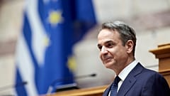 Ο Κυριάκος Μητσοτάκης στηνσυνεδρίαση της Κοινβουλευτικής Ομάδας της ΝΔ
