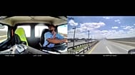 Dashcam footage shows a United Airlines plane flying low over the New Jersey Turnpike before striking a bakery truck near Newark Airport.