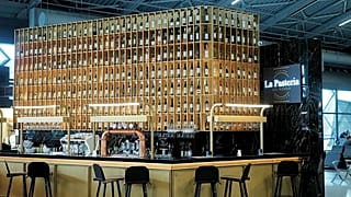 A bar at Thessaloniki Airport in Greece