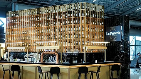 A bar at Thessaloniki Airport in Greece