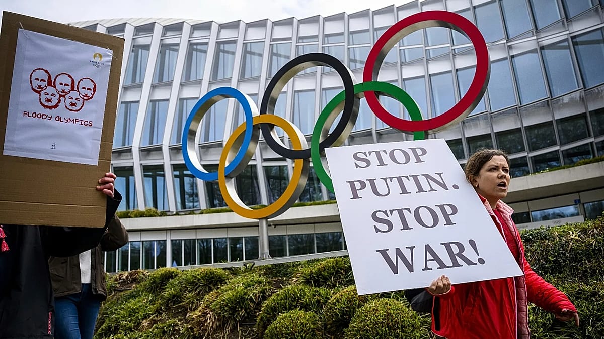 IOC lifts Olympic ban on Belarus' athletes but Russians still barred from competiton