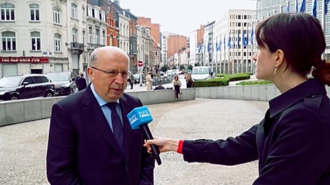 Il commissario per la Difesa dell'Ue Andrius Kubilius