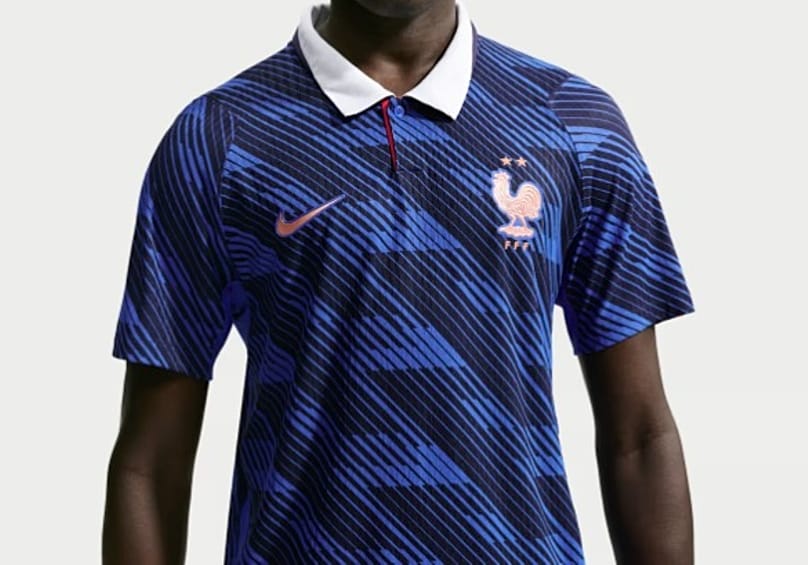 Camiseta de Francia en la página web de Nike