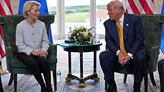 Von der Leyen e Trump in Scozia, il 27 luglio 2025