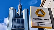 Die Commerzbank in Frankfurt am Main, Deutschland, 16. März 2026