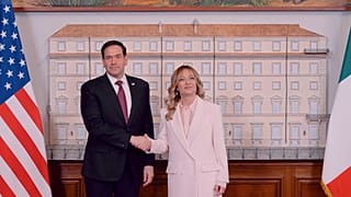 Il segretario di Stato Usa, Marco Rubio, ricevuto a Roma dalla premier Giorgia Meloni a Palazzo Chigi